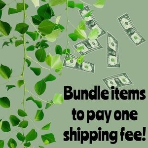Bundle to save on shipping!!!
